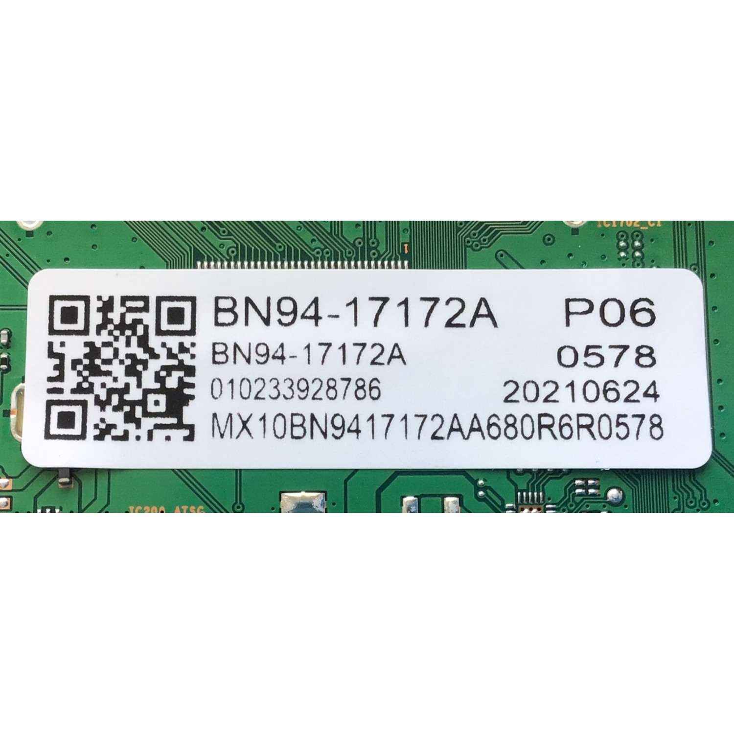 MAIN PARA TV SAMSUNG NUMERO DE PARTE BN94-17172A / BN41-02855 / BN97-19028A / PANEL CY-QA055FGLV6H / MODELO QN55Q70AAFXZA FA03 / QN55Q70AAFXZA / QN55Q70AAF - Imagen 2